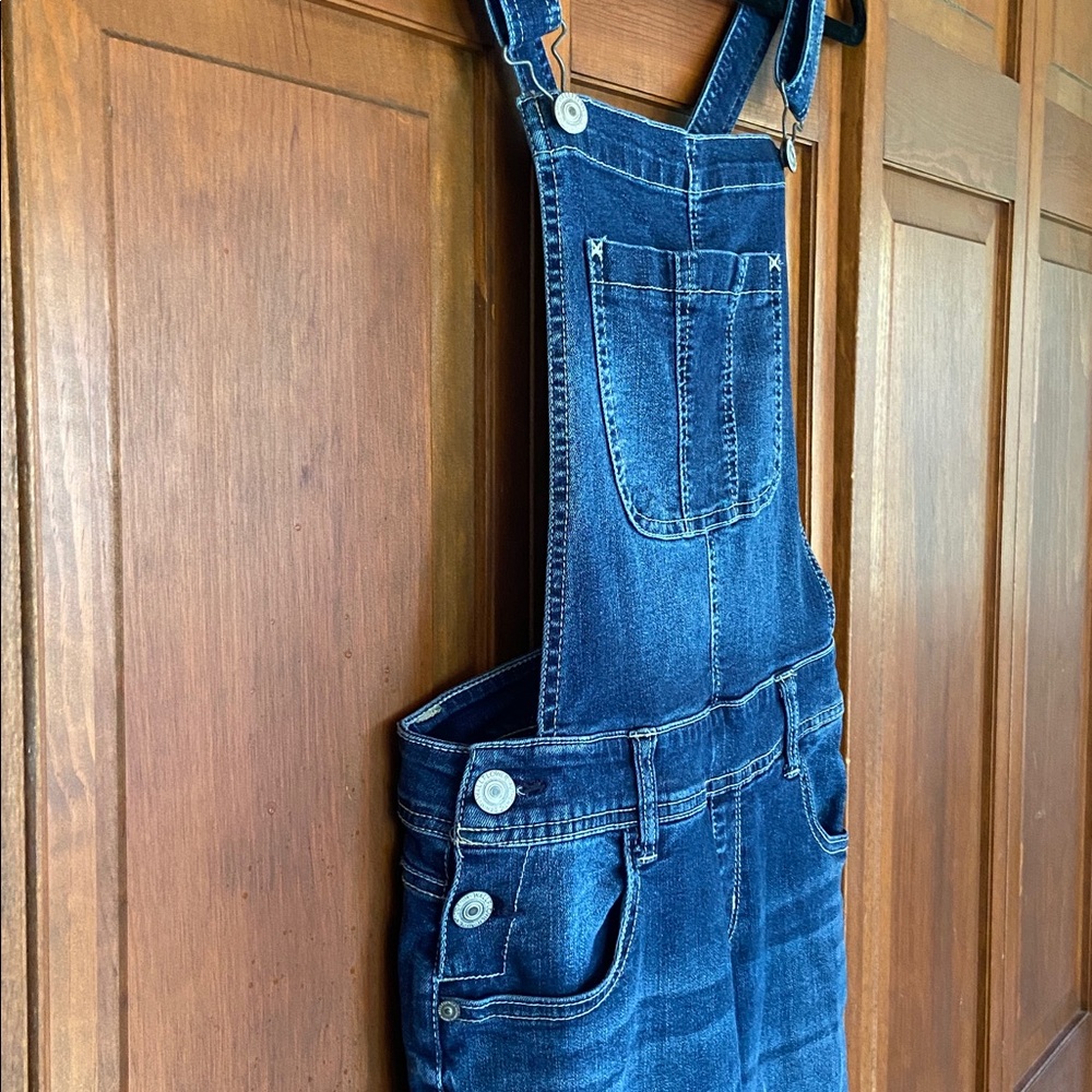 Wallflower Blue Denim Women Jeans Overalls Size Medium - Picture 11 of 16
